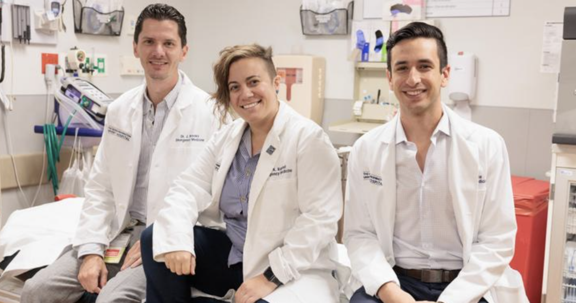 Joe, Kristin, and Ayal - our chief residents
