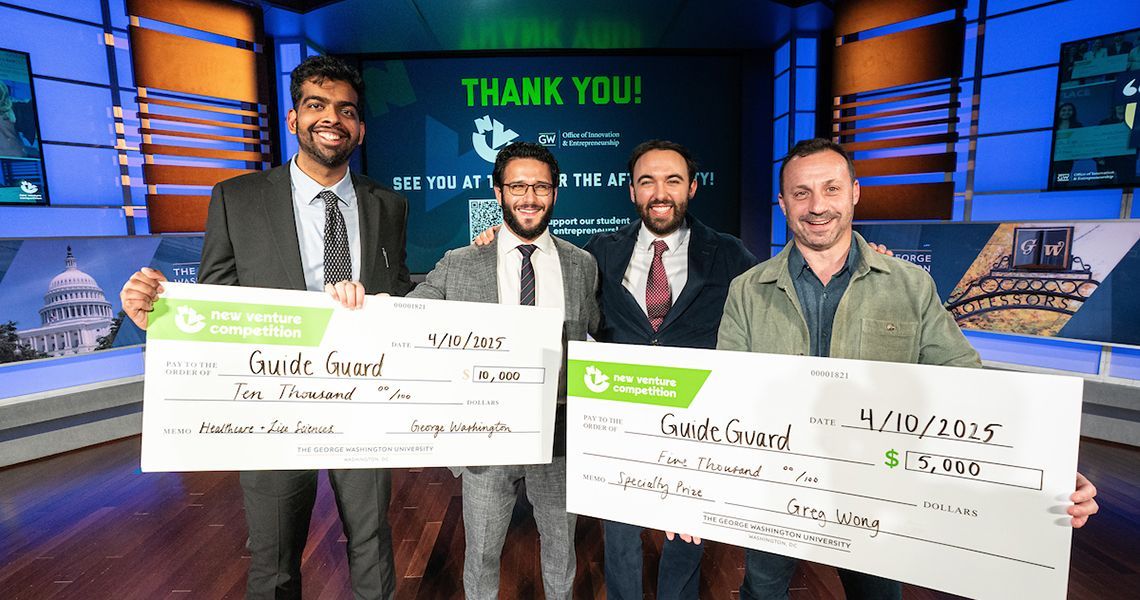 Andrew Meltzer and colleagues at New Venture competition