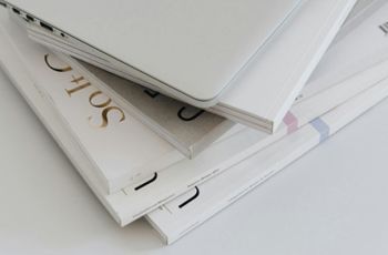 stack of medical journals